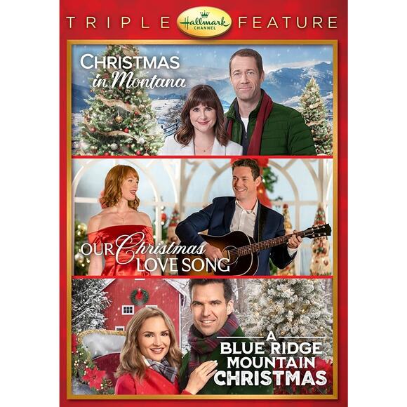 New Factory Sealed DVD Hallmark Holiday Triple Feature 3 Christmas Movies - Picture 1 of 1